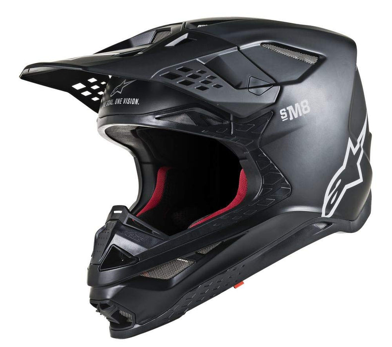 Alpinestars Supertech M8 Solid Helmet-Matte Black-XL (8300719-110-XL)