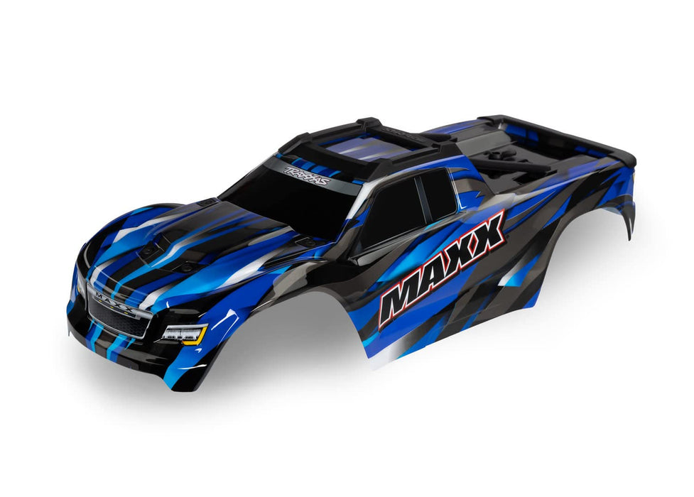 8918A Traxxas Body Maxx V2 blue (painted decals applied)