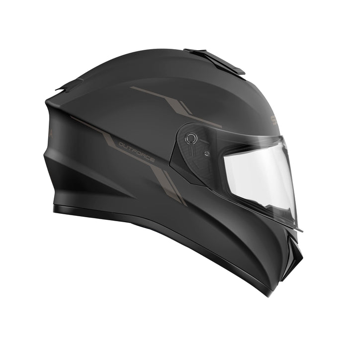 OutForce Smart Helmet Full Face (Matt Black, Large) (OUTFORCE-MB00L)- SP85