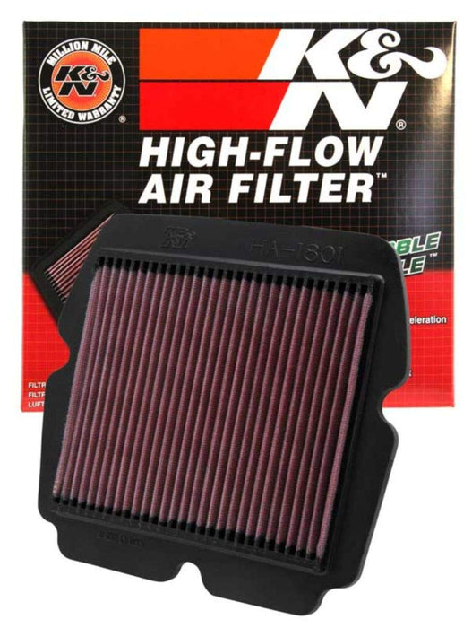 K&N Engine Air Filter: High Performance, Premium, Powersport Air Filter: Fits 2001-2017 HONDA (GL1800, Gold Wing, F6B Deluxe, AC, ACN XM, ABS, Airbag, F6B, Valkyrie, ABS, Gold Wing PA) HA-1801