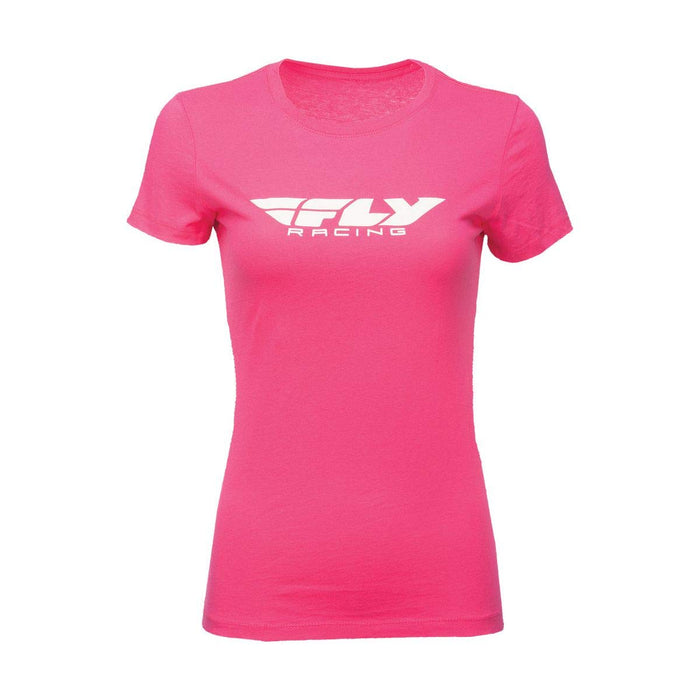 Fly Racing Women's Corporate T-Shirt (X-Large) (Dark Grey Heather)