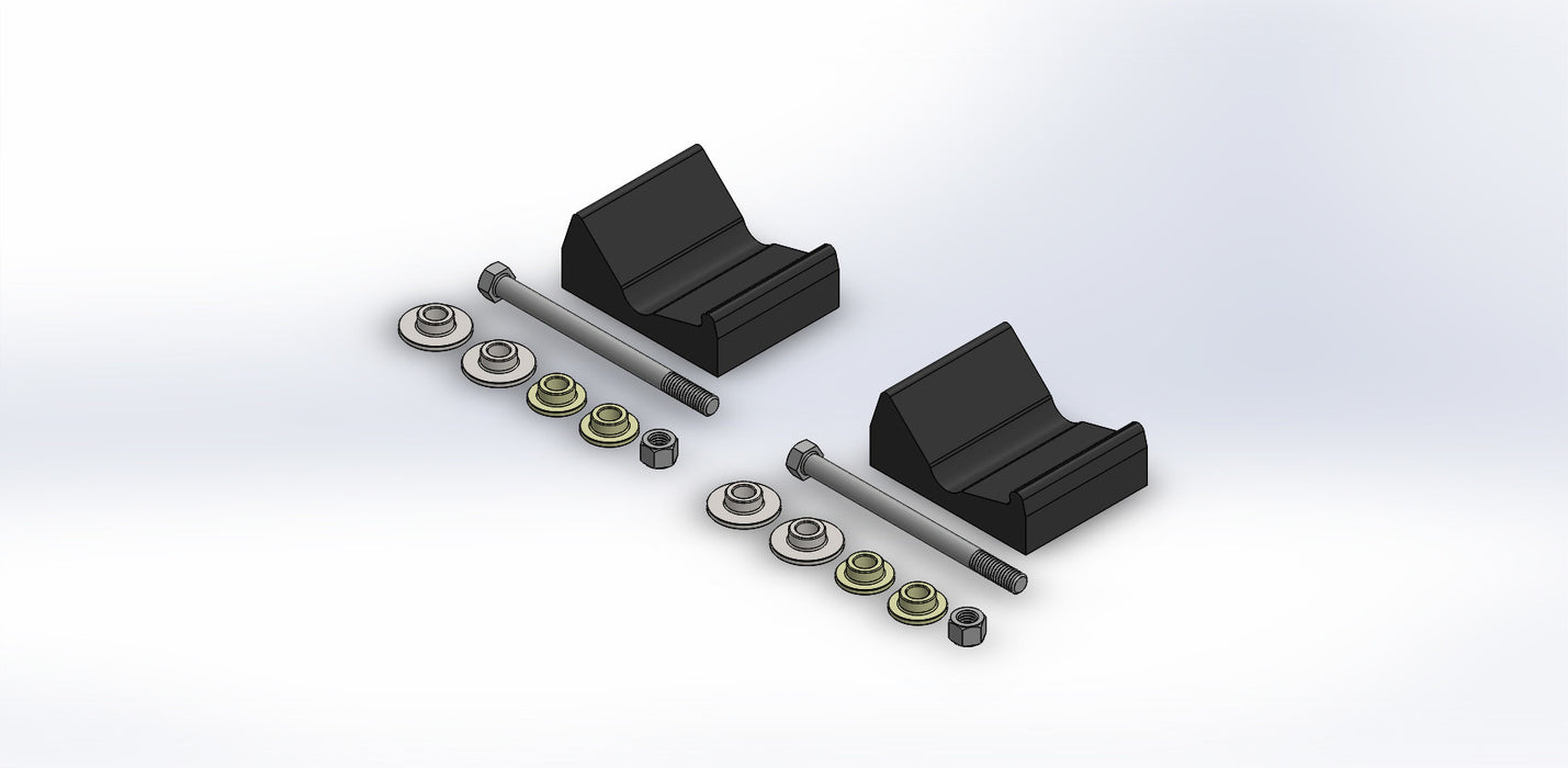 Slydog PrSly Dog Mount Kit Pol Iq/ Iqr/ Fusion 3/8" MKTPOL002