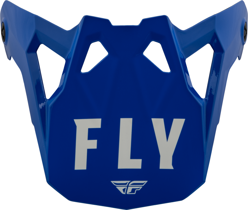 Fly Racing 73-87312S Formula Cp Slant Visor Grey/Blue Ym-Sm