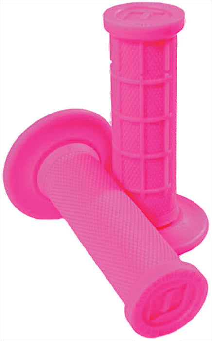 ODI Mini MX Half Waffle Off-Road Motorcycle Hand Grips - Pink/One Size