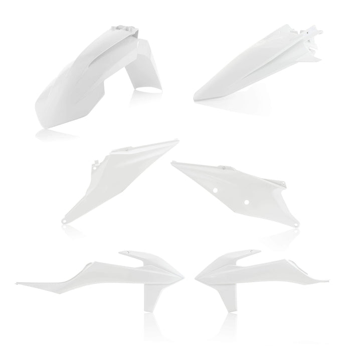 Acerbis Plastic Kit (WHITE) For 19-22 KTM 250SXF