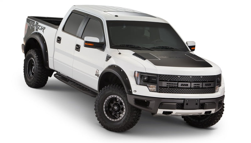 Bushwacker 10-14 Ford F-150 SVT Raptor Pocket Style Flares 4pc Black 20938-02