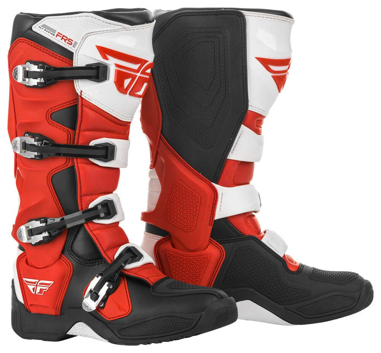 Fly Racing FR5 Boots (Red/Black/White, 12)