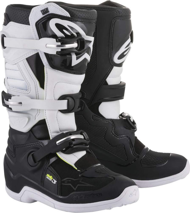 Alpinestars 2013218-12-8 Unisex-Adult Tech 3 Stella Boots Black/White Sz 08 (Multi, one_size)