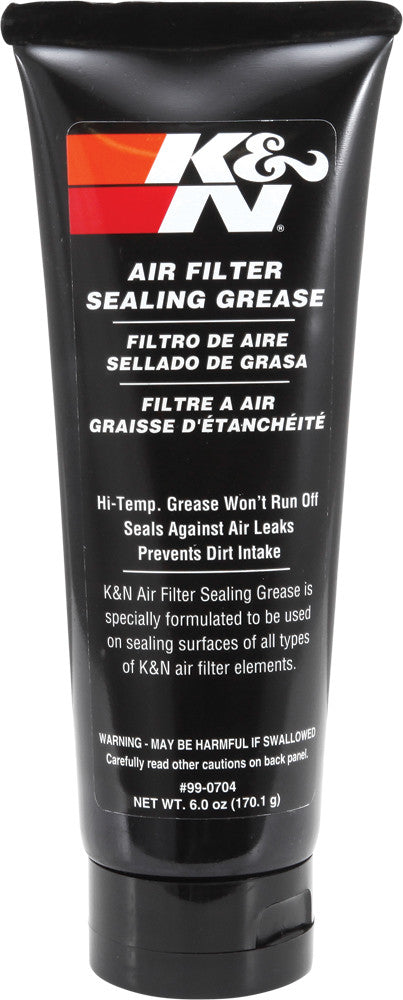 K&N Sealing Grease: 6 Oz; Prevents Air Leaks with Airtight Fit; 99-0704