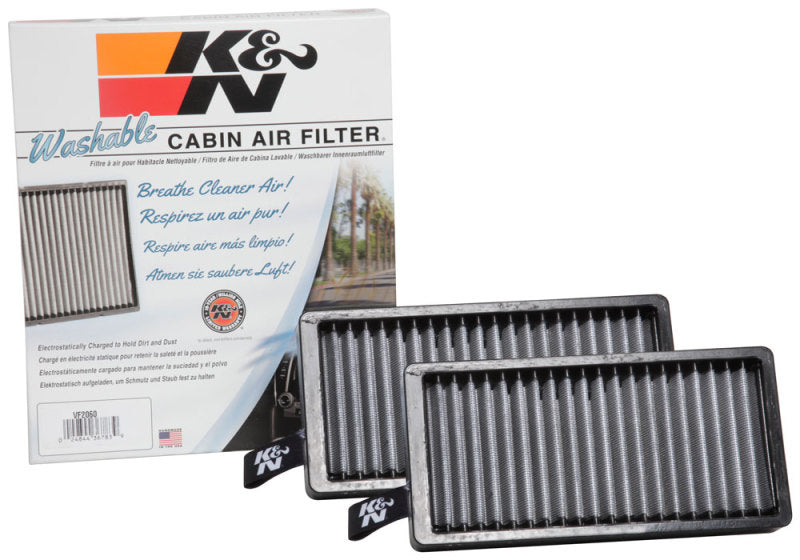 K&N BMW X1 L4-2.0L F/I Cabin Air Filter (2 Per Box) VF2060