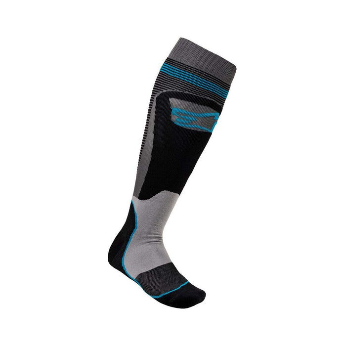 Alpinestars 4701820-1079-S Mx Plus-1 Socks Black/Cyan Small