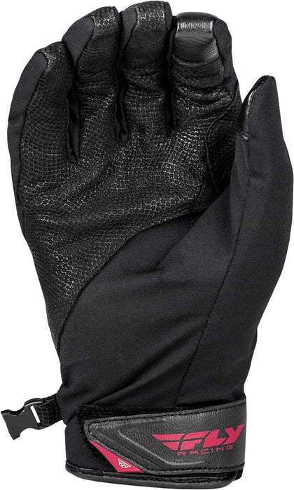 Fly Racing 2023 Snow Title Long Glove (Black/Pink, X-Large)