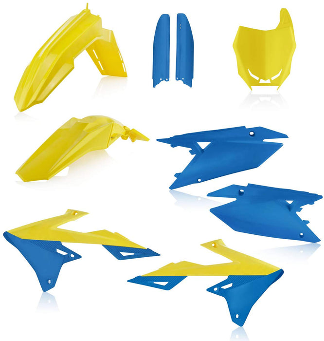 Acerbis Full Plastic Kits For Suzuki - Yellow/Blue (2686551300)