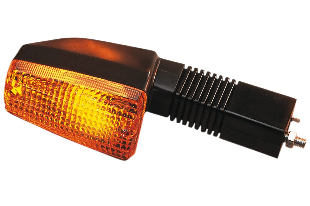 K&S DOT Compliant Black Turn Signal w/Amber Lens (25-3105)