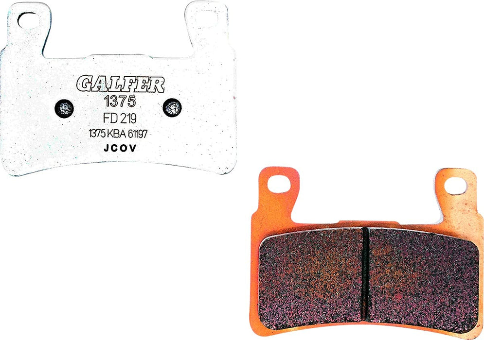 Galfer HH Sintered Ceramic Brake Pads (Front G1375) Compatible with 03-04 Honda CBR600RR