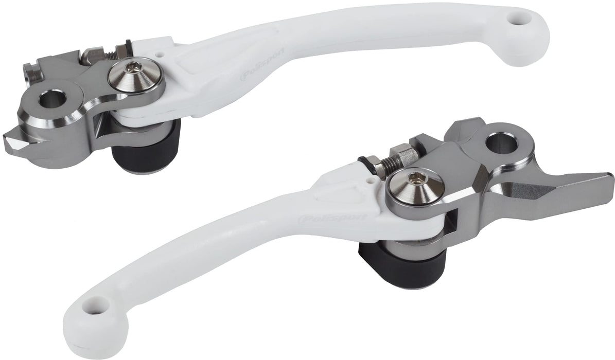 Polisport 8487200051 Pivot Unbreakable Lever Set - White