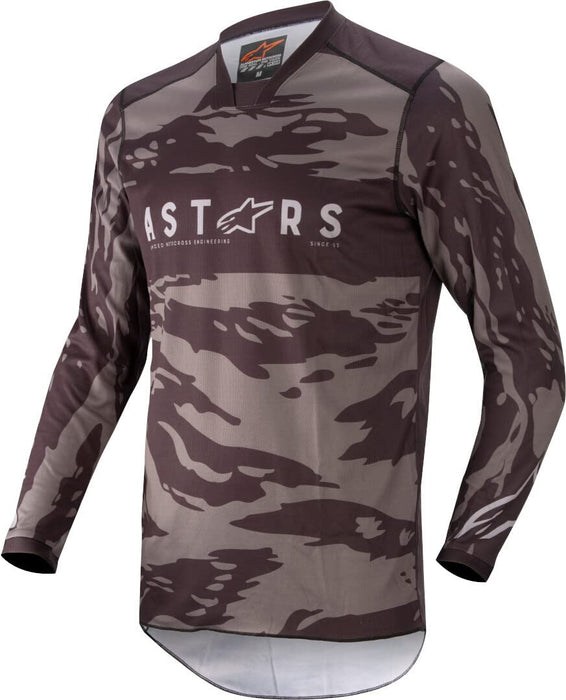 Alpinestars Youth Racer Tactical Jersey Blk/Gray Camo/Ylw Fluo Yx (3771222-1154-XL)