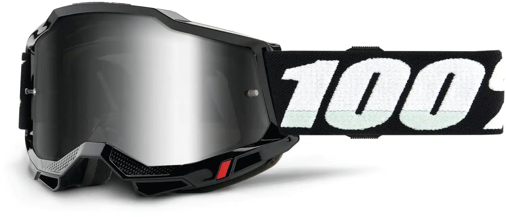 100% Accuri 2 Motocross & Mountain Biking Adult Goggles (Scranton - Mirror Silver Lens)