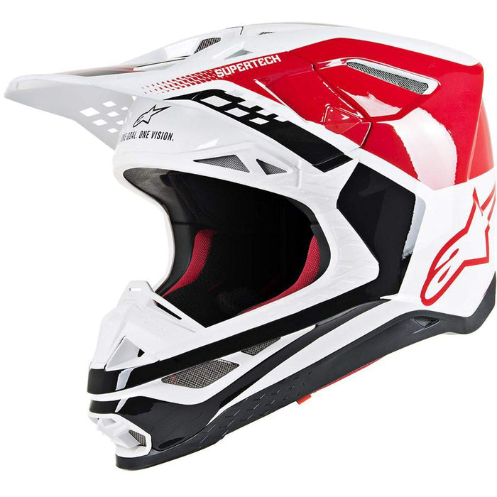 Alpinestars Unisex-Adult S.Tech S-M8 Triple Helmet Red/White Xl (Multi, one_size) - 8301319-3182-X