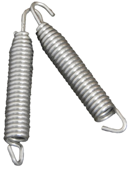 Helix Racing Products 495-9500 95mm Stainless Steel Swivel Exhaust Pipe Spring, (Pack of 2)