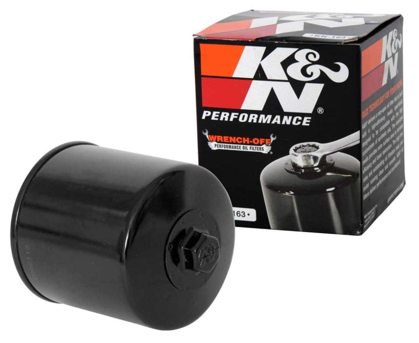 K&N Motorcycle Oil Filter: High Performance, Premium, Designed to be used with Synthetic or Conventional Oils: Fits Select BMW Motorcycles, KN-163