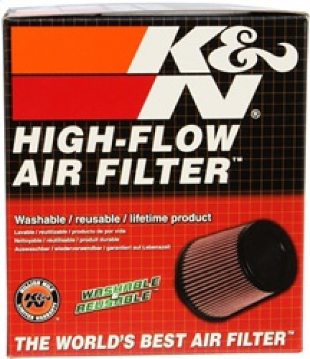 K&N Round Tapered Universal Air Filter 4in Flange ID x 5.375 Base OD x 4in Top OD x 6.5in H RP-4980