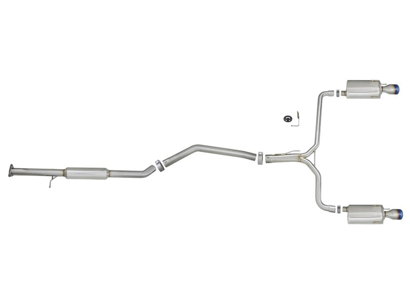 aFe Takeda 2.5-1.75in 304 SS Cat-Back Exhaust System 13-17 Honda Accord LX / EX / EX-L L4-2.4L 49-36605-L