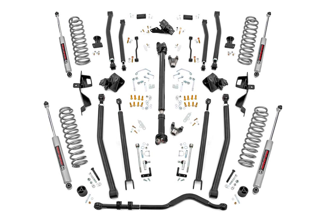 Rough Country 4 Inch Lift Kit Long Arm compatible with Jeep Wrangler Jl 4Wd (2018-2023) 61930