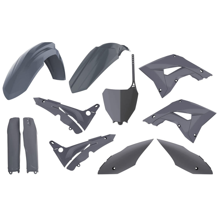 Polisport Honda Complete Restyle Kit (NARDO GREY) For 02-07 HONDA CR250