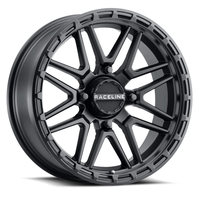 Raceline Wheels A11B KRANK XL UTV/ATV Wheel Black 18x7" 4x156", 0 mm offset/(4"B/S)