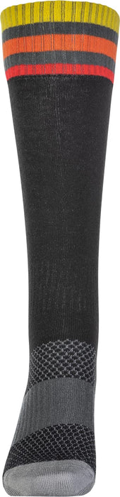 Fly Racing 2022 MX Riding Socks (Thin Black, LG/XL)