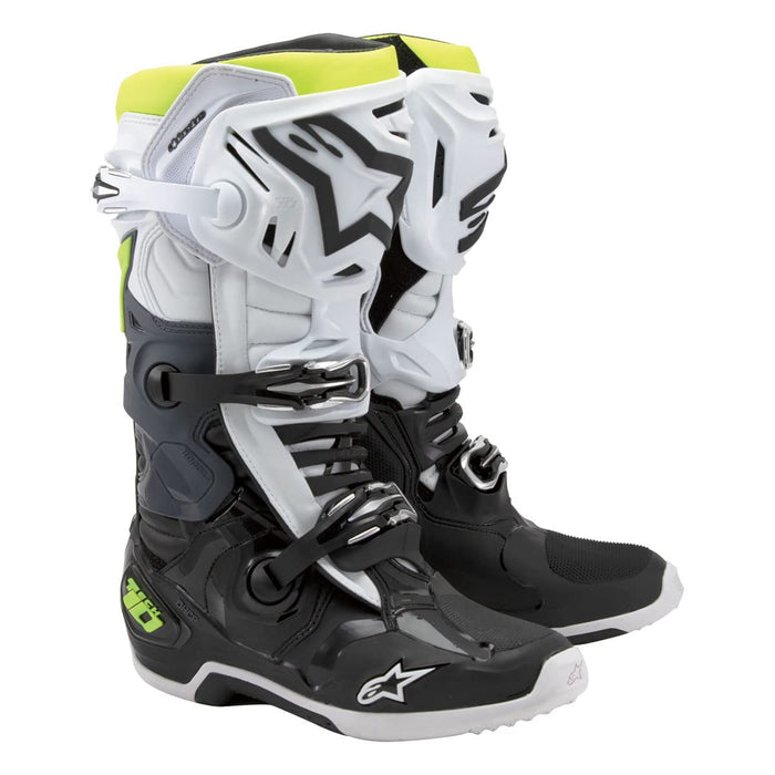 Alpinestars 2010020-31-8 Tech 10 Boots Red/Black Sz 08