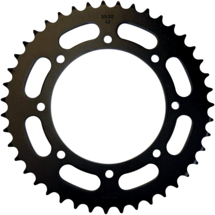 Sunstar 5-145737BK Aluminum Rear Sprocket - 37T - Black