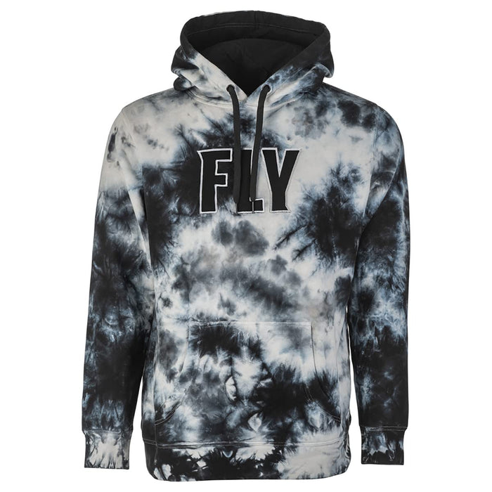 Fly Racing 354-0260L Fly Tie-Dye Pullover Hoodie Black/Grey Lg