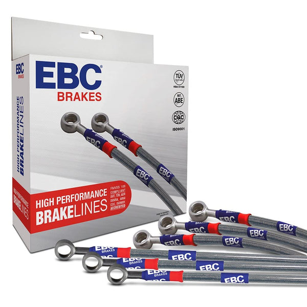 EBC 06-07 Fits BMW 328Xi 3.0L Stainless Steel Brake Line Kit BLA7576-6L