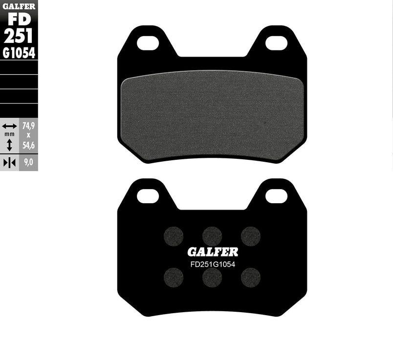 FD251G1054 Galfer Brake Pads Semi Metallic Fd251G1054