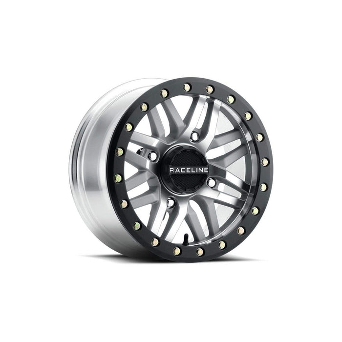 AWC Ryno Beadlock Wheel-15x7-5+2 Black Wheel with Aluminum (15 x 15. inches /1 x, 1 mm Offset)