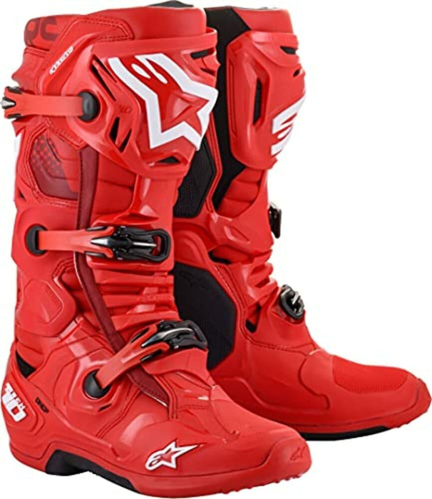 Alpinestars Men's Motorcycle Boots, Red, 10