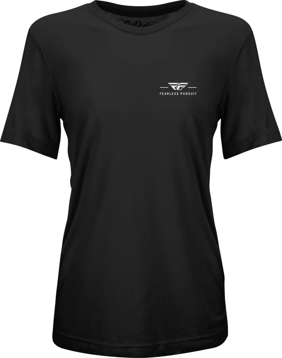 Fly Racing 356-0050X Women's Fly Motto Tee Black XL