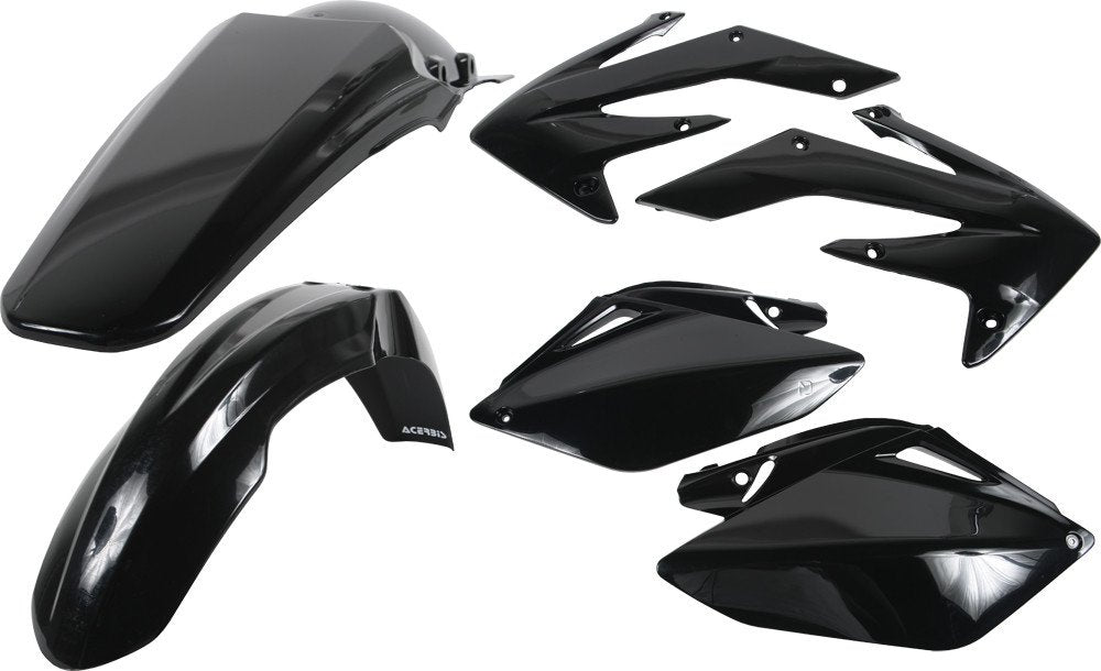 Acerbis Plastic Kit (Black) for 06-09 Honda CRF250R