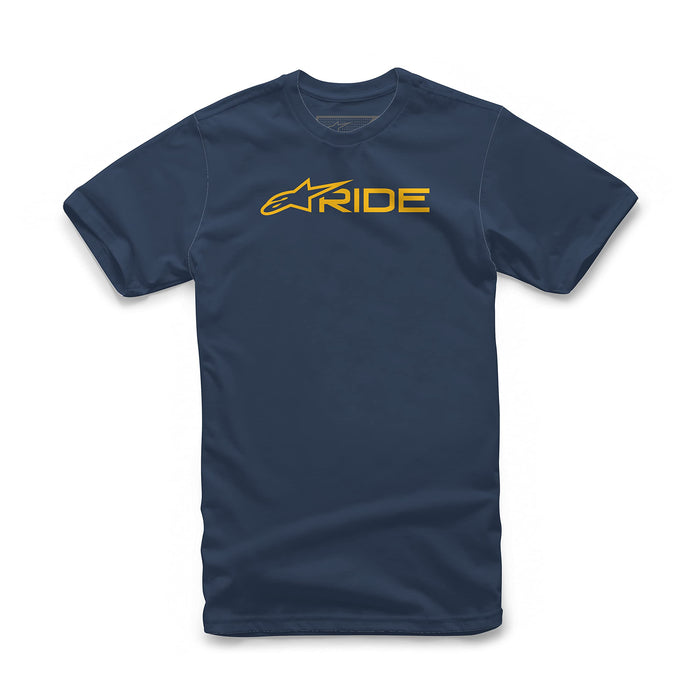 Alpinestars Ride 3.0 T-Shirt (XX-LARGE) (NAVY/GOLD)