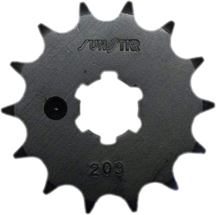 Sunstar 20314 14-Teeth 428 Chain Size Front Countershaft Sprocket ,Black