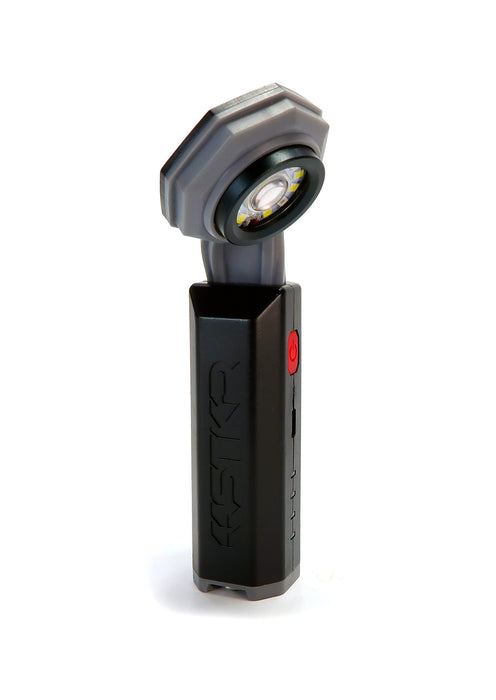 STKR Concepts FLEXIT Pocket Light 4.0-400 Lumen Flexible Rechargeable Light for Emergencies, Camping, Hiking, Working Around The House or in The Garage,Grey