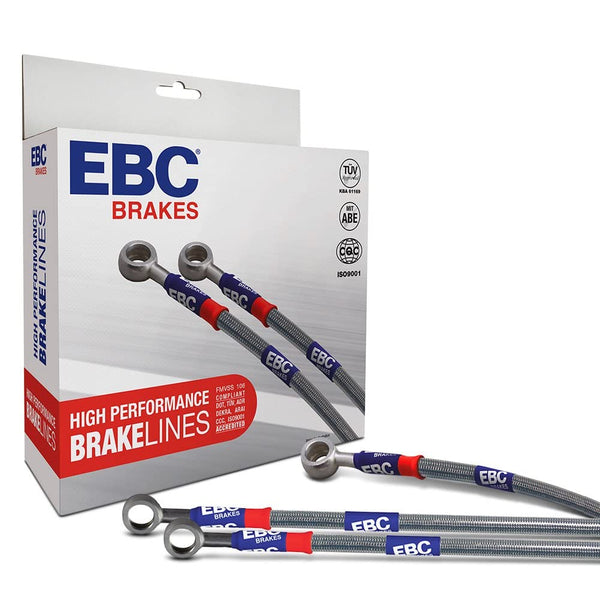 EBC 02-07 Fits Jeep Liberty 2.4L Stainless Steel Brake Line Kit BLA7227-3L