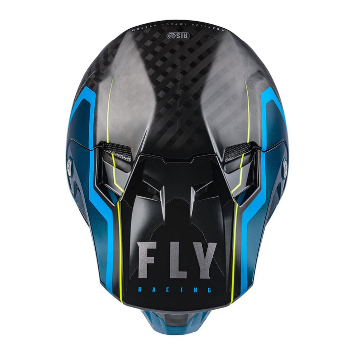 Fly Racing 2022 Youth Formula Carbon Solid Helmet (Matte Black Carbon, Youth Large)