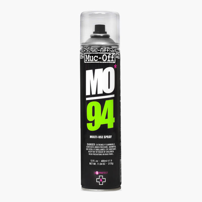 Muc-Off MO-94, 400 Milliliters - Biodegradable Multi-Purpose Protective Spray And Lubricant - Disperses Water To Prevent Rust And Frees Seized Parts