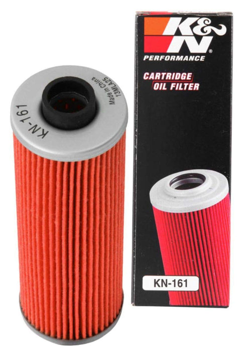 K&N Motorcycle Oil Filter: High Performance, Premium, Designed to be used with Synthetic or Conventional Oils: Fits Select BMW Motorcycles, KN-161