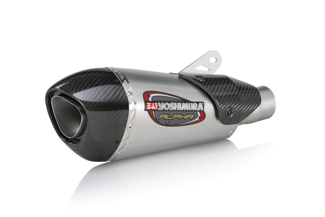 Yoshimura 960-1564 Exhaust Street Alpha-T Slip-On Ss-Ss-Cf Works