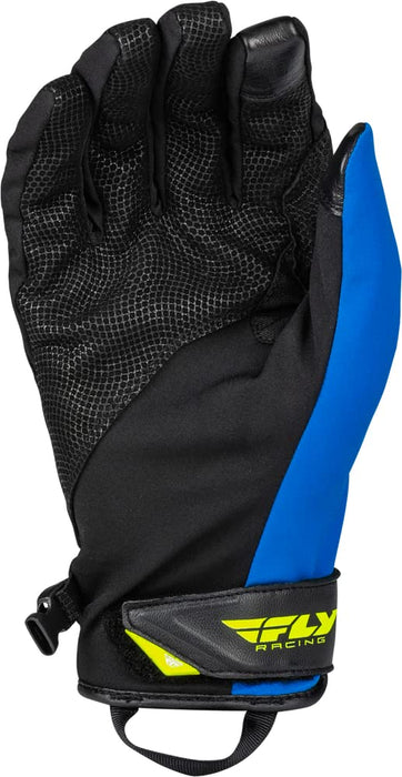 Fly Racing 2023 Snow Title Long Glove (Black/Blue/Hi-Vis, Medium)