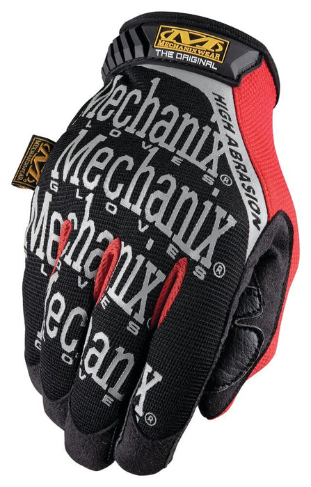 Mechanix Wear - Original High Abrasion Gloves (Medium, Black/Red)